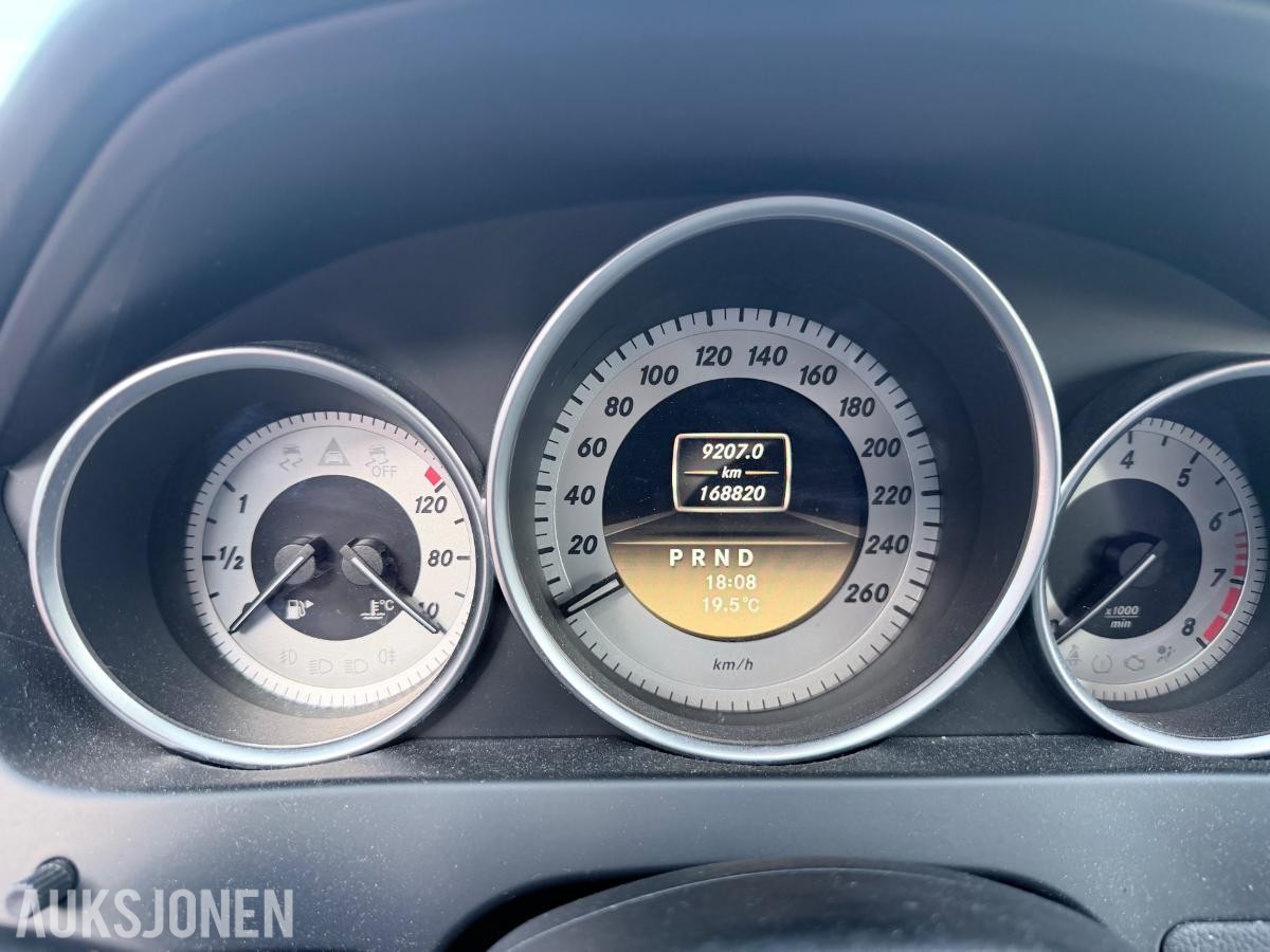 2011 Mercedes-Benz C-Klasse, C180 T, 168820km, Automat, Cruisekontroll, S+V dekk, REPARASJONSOBJEKT