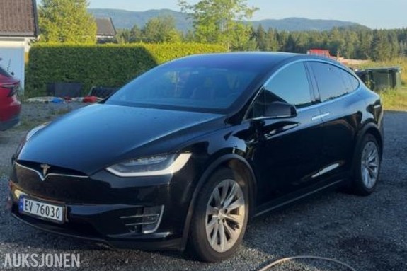 2019 Tesla Model X 75D Long Range 7-seter AWD, Cruisekontroll, Panorama soltak