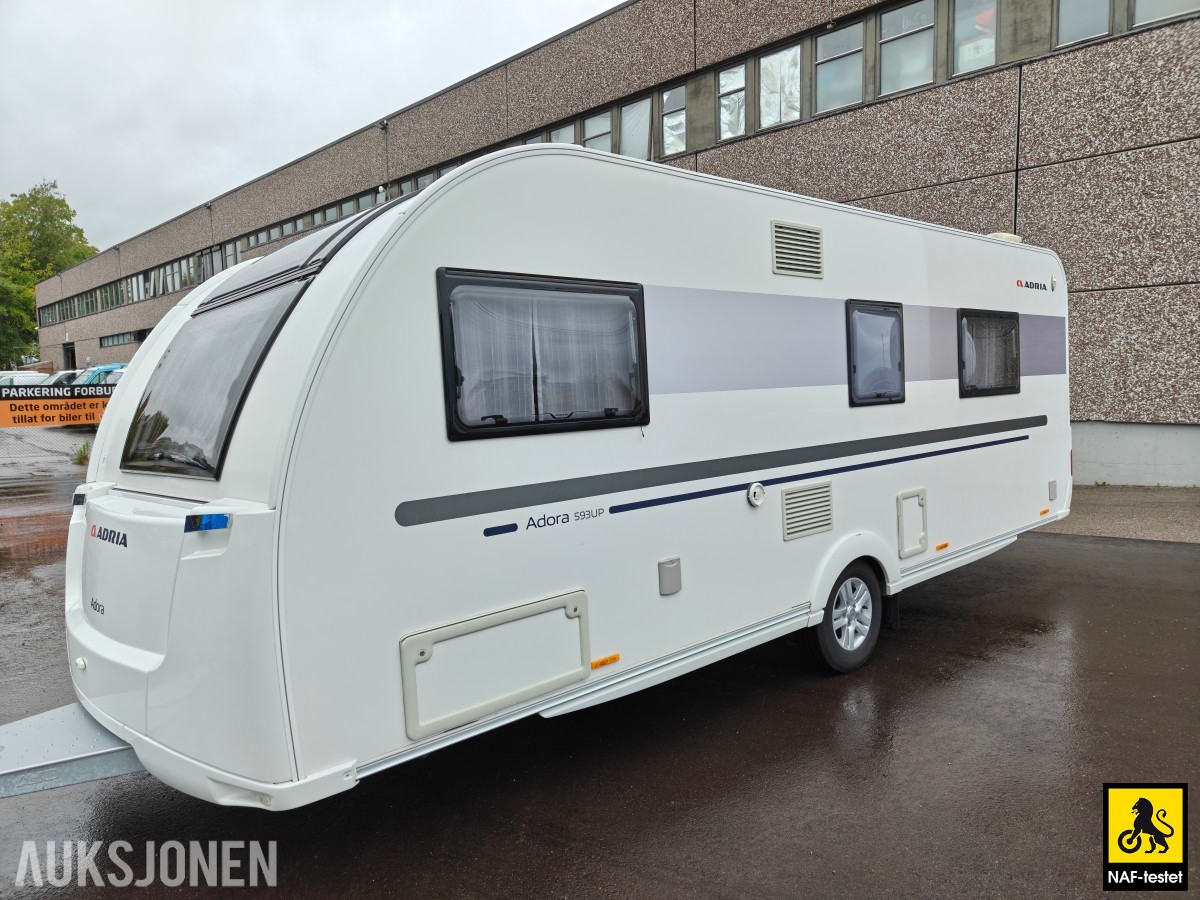 2020 ADRIA ADORA 593 UP - ALDE - DOBBELTSENG - DUSJ - KJØLESKAP M/FRYS