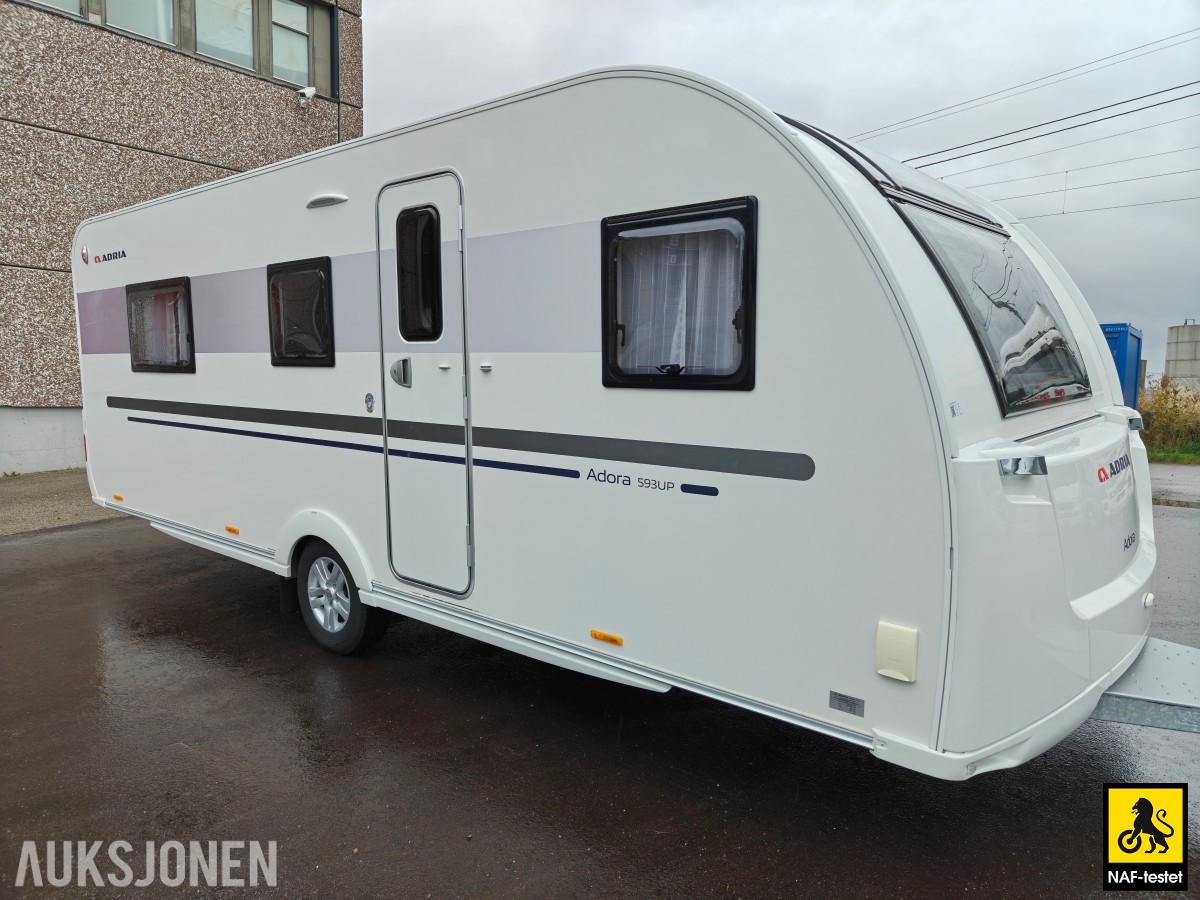 2020 ADRIA ADORA 593 UP - ALDE - DOBBELTSENG - DUSJ - KJØLESKAP M/FRYS