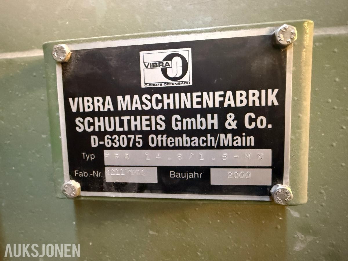 2000 VIBRA Schultheis FRO vibrasjonsmater / rørtransportør – med styring