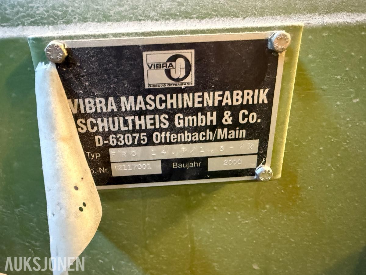 2000 VIBRA Schultheis FRO vibrasjonsmater / rørtransportør – med styring