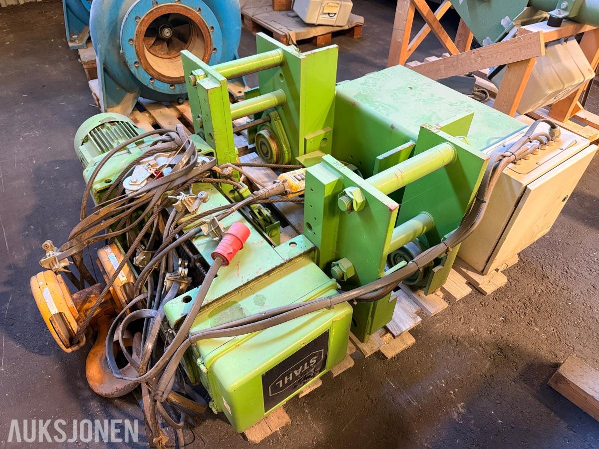 STAHL Elektrisk traversvogn / wiretalje med 2 løfteverk