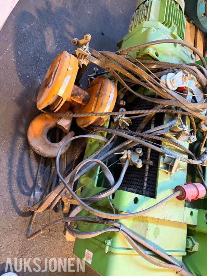 STAHL Elektrisk traversvogn / wiretalje med 2 løfteverk