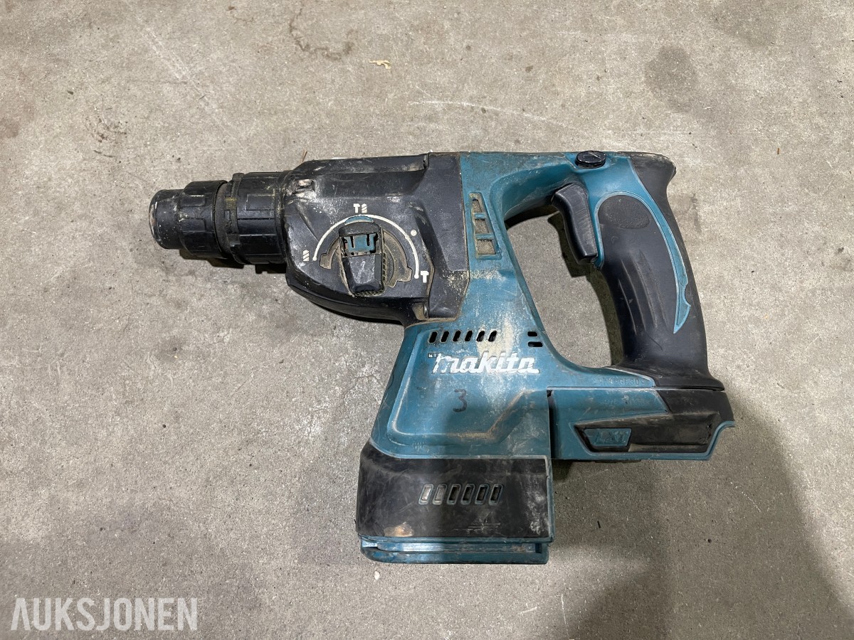 Kasse med makita verktøy