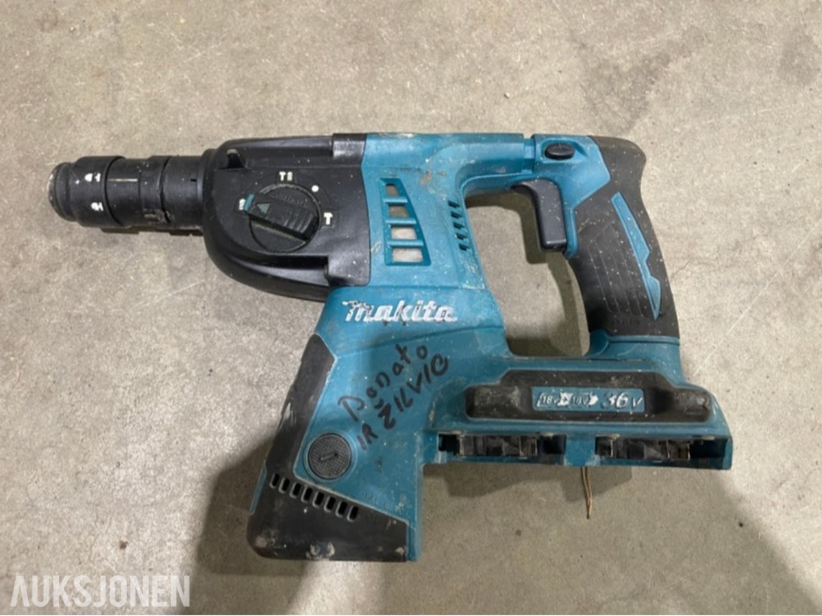 Kasse med makita verktøy