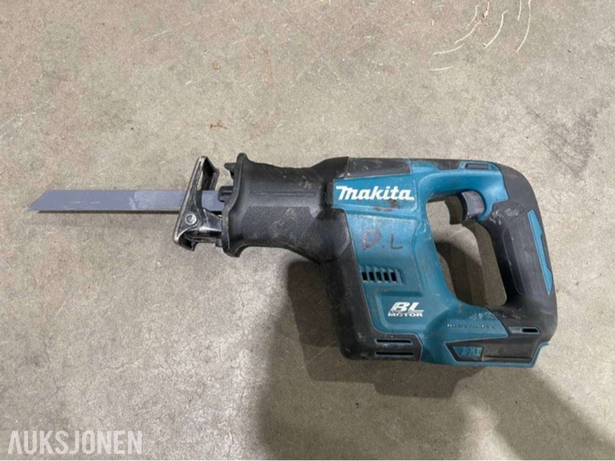 Kasse med makita verktøy