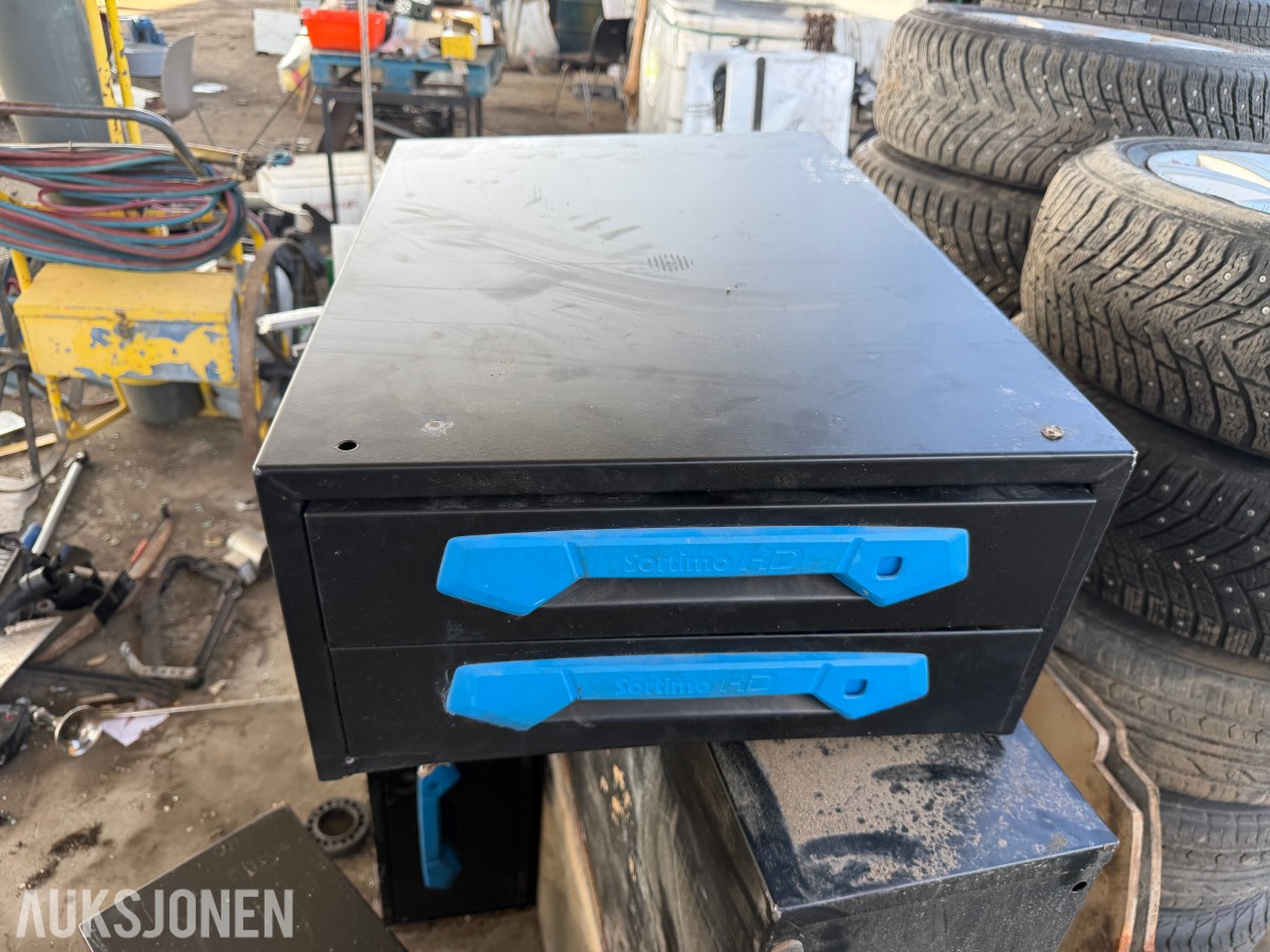 Sortimo HD varebilinnredning - skuffemoduler