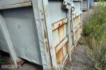 KROKCONTAINER I STÅL MED BAKLEM