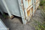 KROKCONTAINER I STÅL MED BAKLEM