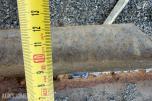 Togskinne ca. 4,8 meter - vignolprofil - profilhøyde omtrent 12 centimeter