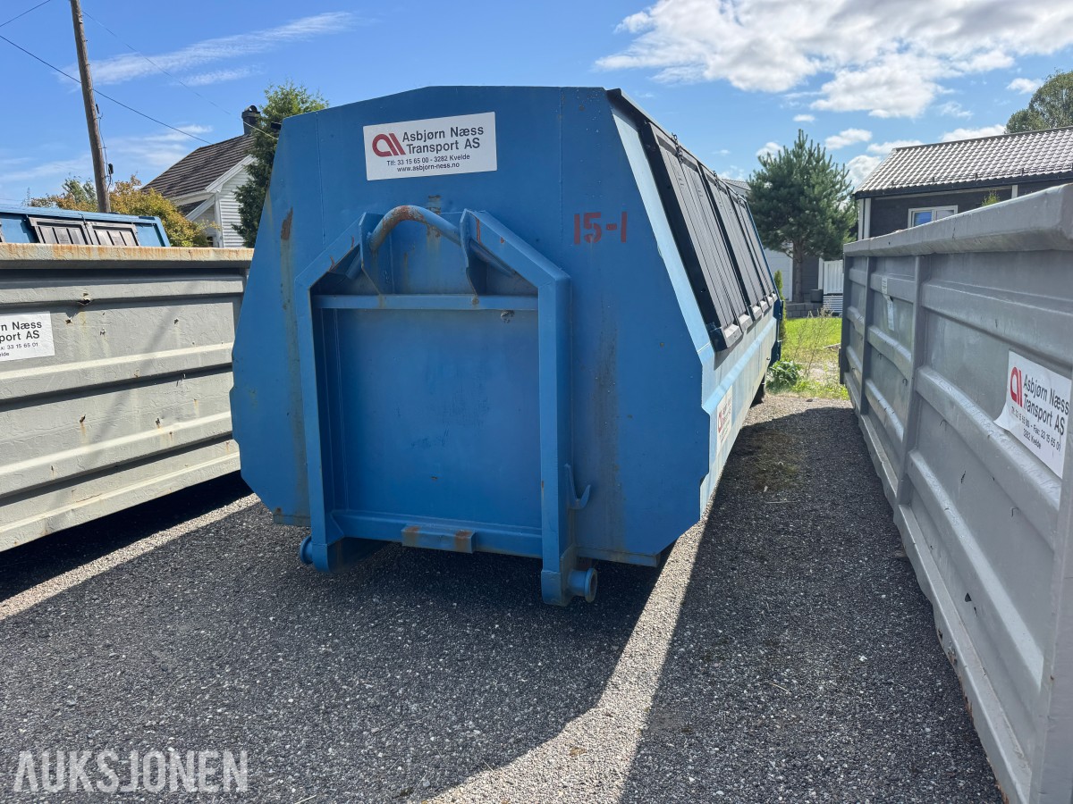 SØPPELCONTAINER / KROKCONTAINER CA. 15 M³