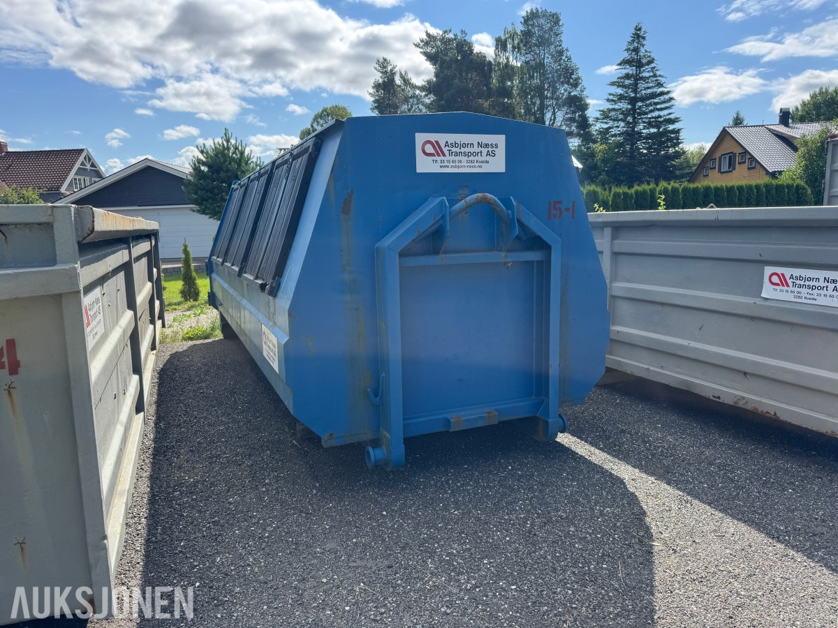 SØPPELCONTAINER / KROKCONTAINER CA. 15 M³