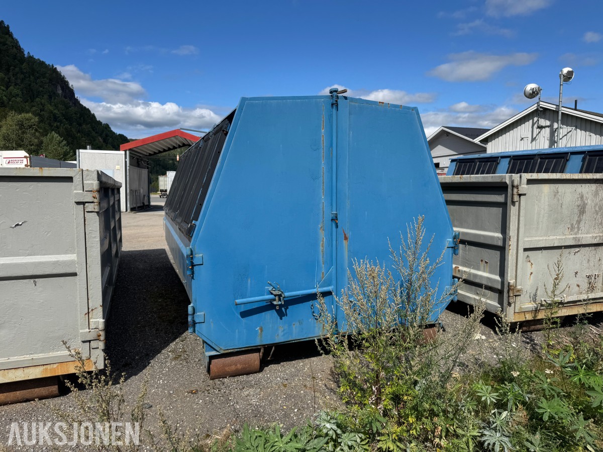SØPPELCONTAINER / KROKCONTAINER CA. 15 M³