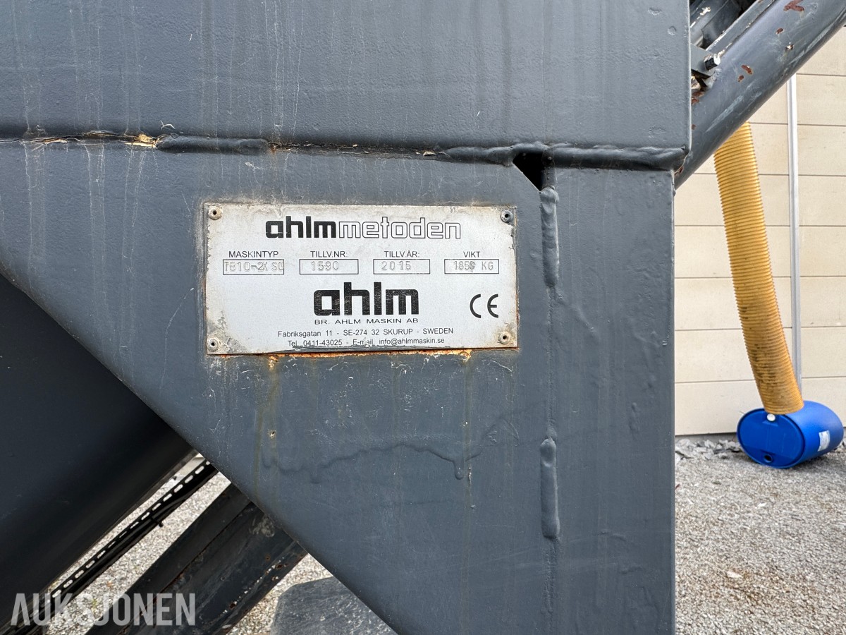 2015 AHLM TB10-2X SO SILO FOR BETONG OG TØRRMATERIALER