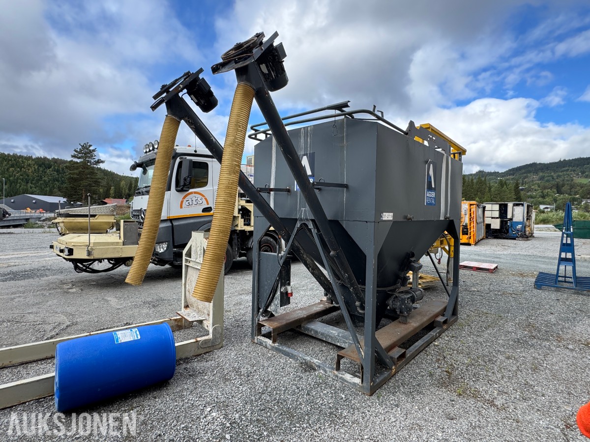 2015 AHLM TB10-2X SO SILO FOR BETONG OG TØRRMATERIALER