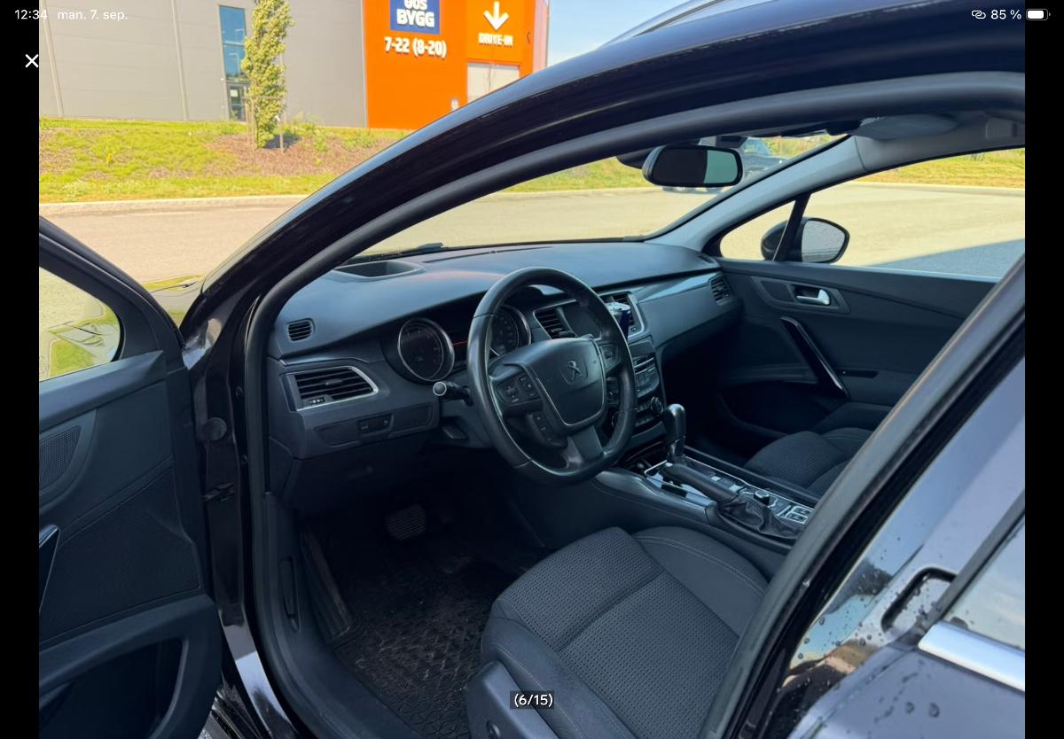 2013 Peugeot 508 1.6-156, Automat, S+V dekk, EU OK til 02.2028, Reparasjonsobjekt