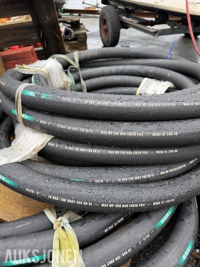 Hydralikk slange 3stk x ca 15 meter