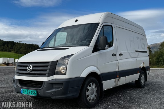 2016 Volkswagen CRAFTER 2.0-163 D - Manuell - 3 seter - Tilhengerfeste - rep.objekt / delebil