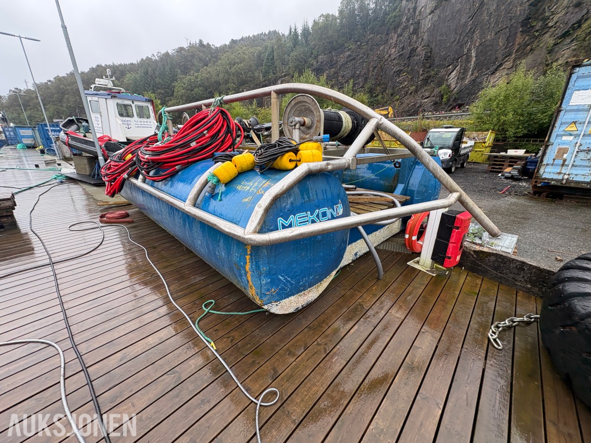 2017 Mekon RV-1 ringvasker med FNC8 Flying Net Cleaner