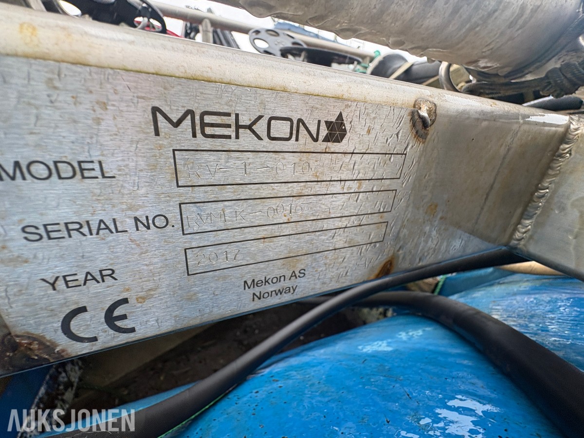 2017 Mekon RV-1 ringvasker med FNC8 Flying Net Cleaner