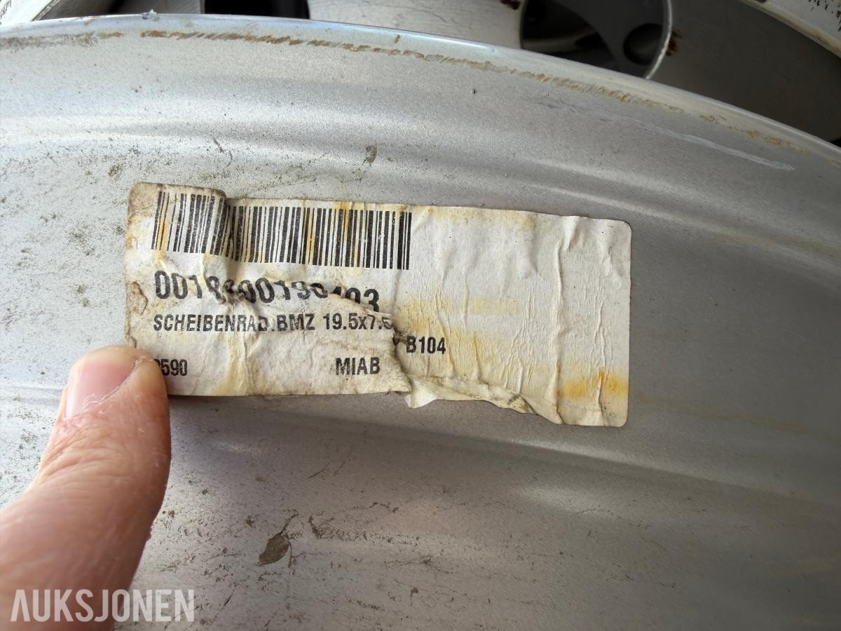 Parti lastebilfelger – 17,5" / 19,5" / 22,5"