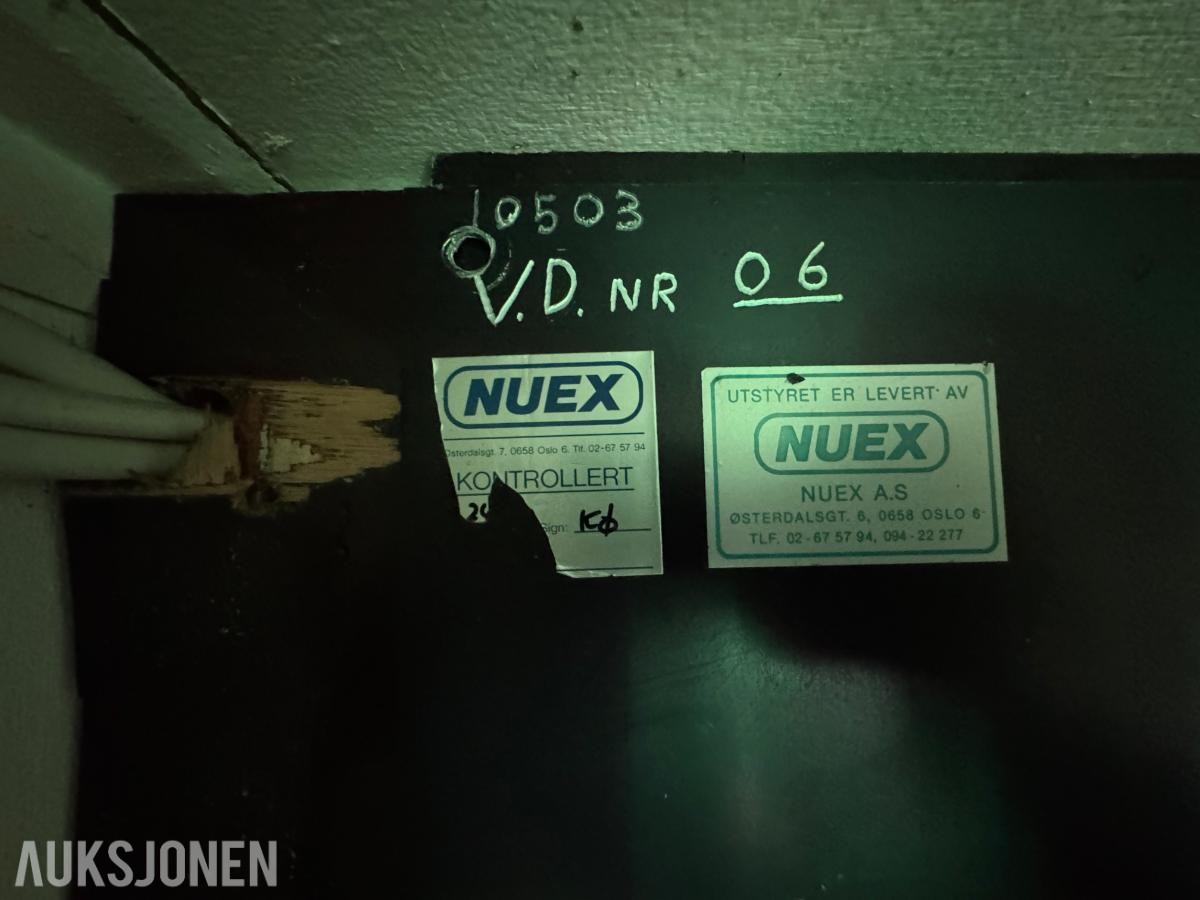 1996 Trykkammer til dykking i container