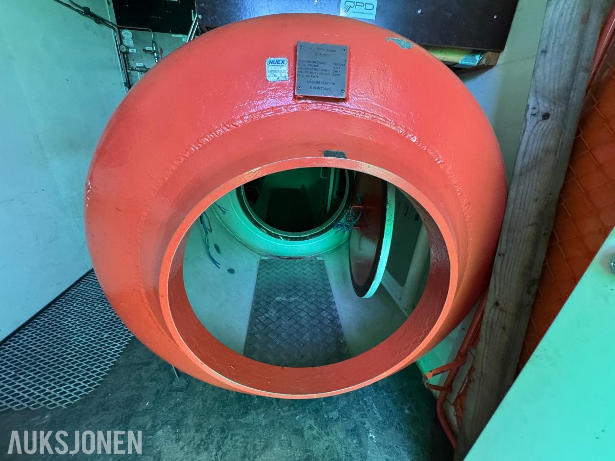 1996 Trykkammer til dykking i container