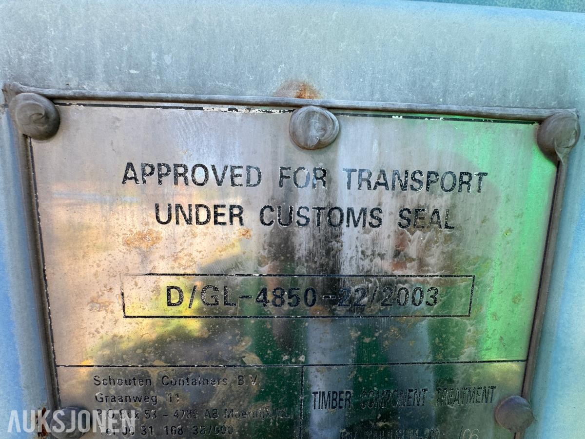 1996 Trykkammer til dykking i container