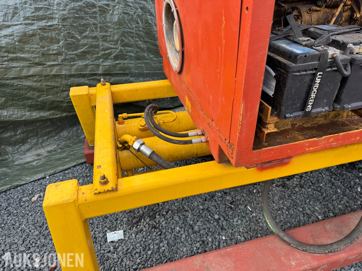 BETONGPUMPE MED DEUTZ DIESELMOTOR