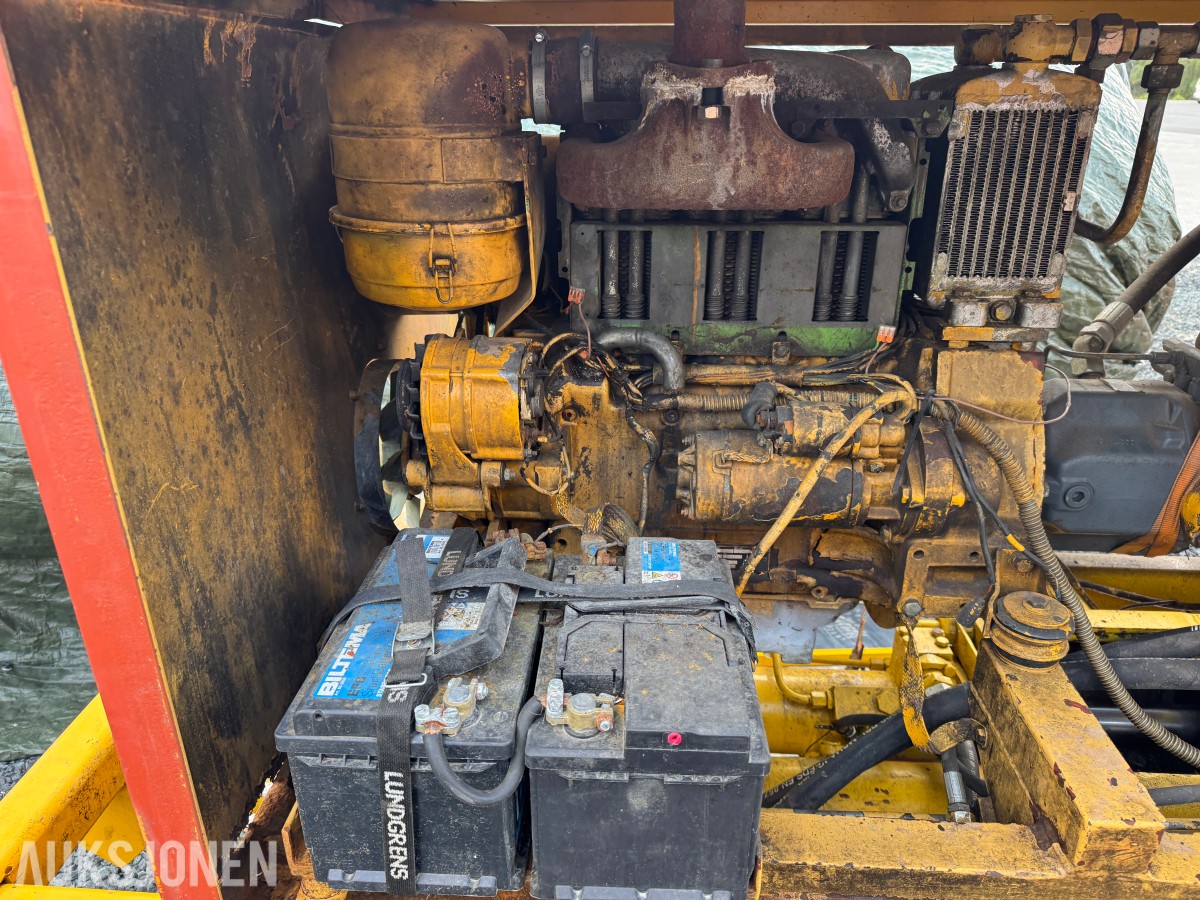 BETONGPUMPE MED DEUTZ DIESELMOTOR
