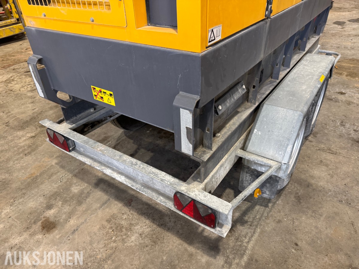 2014 Atlas Copco QAS 80 DIESELAGGREGAT PÅ HENGER