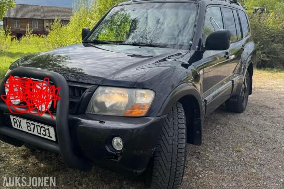 2005 MITSUBISHI PAJERO 3.2 DIESEL 160HK 4WD, AUTOMAT, HENGERFESTE, CRUISEKONTROLL