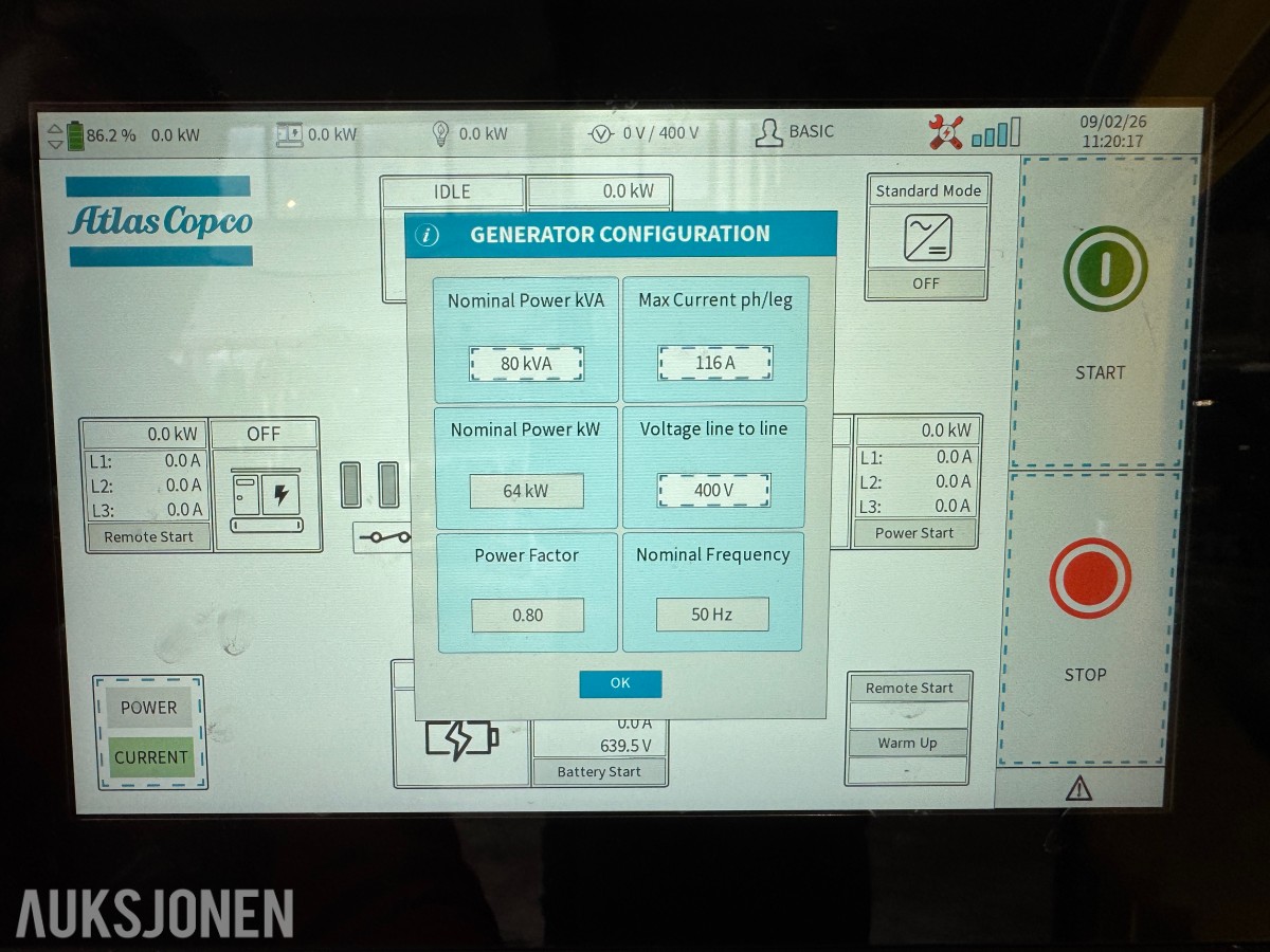 2024 Atlas Copco ZBP 120-120 BATTERIPAKKE 122,8 KWH 120 KW
