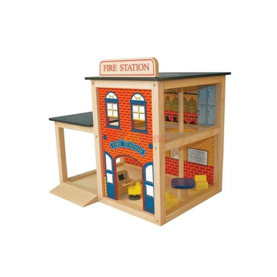 2 stk Pintoy City Firestation / Brannstasjon *ingen minstepris*