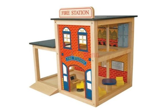 2 stk Pintoy City Firestation / Brannstasjon *ingen minstepris*