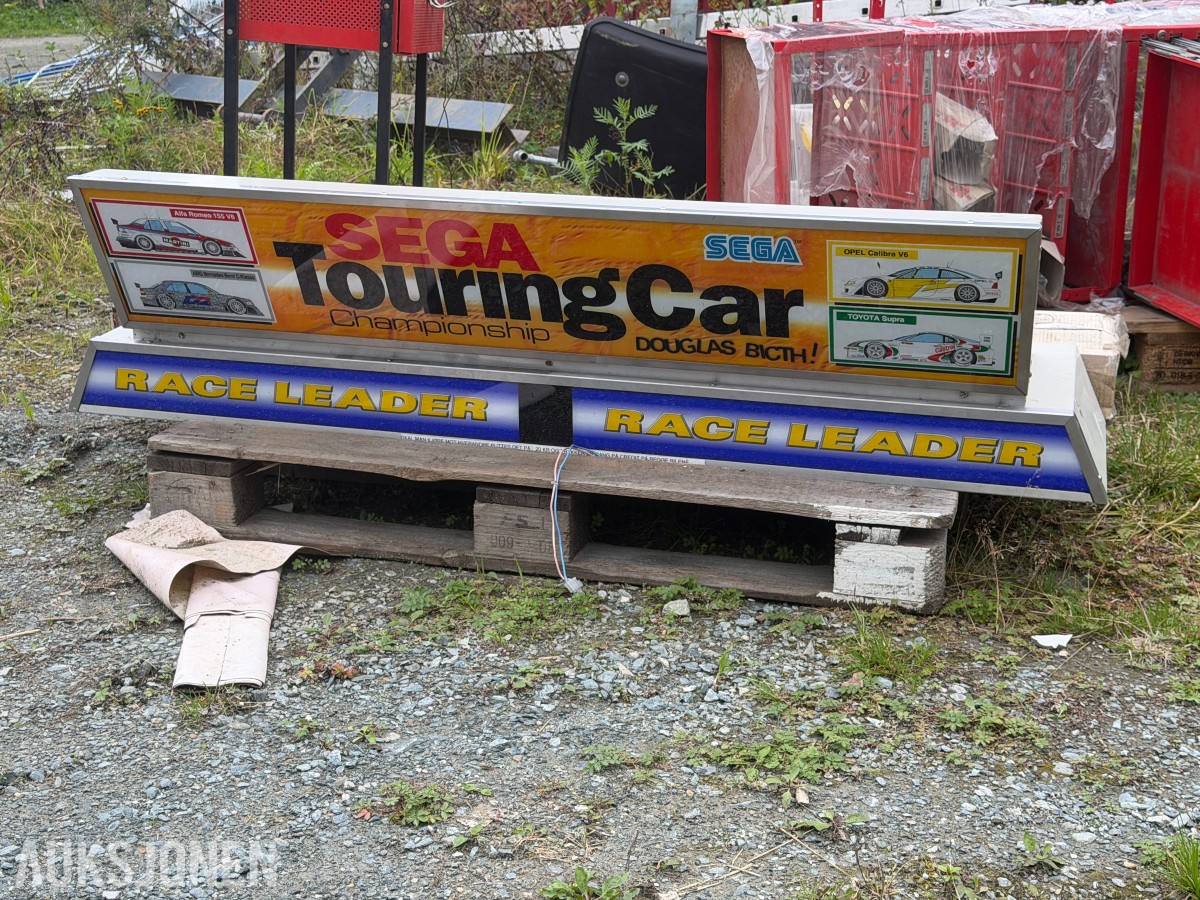 1996 SEGA Touring Car Championship original billboard / Race Leader-telt