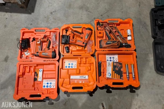 2022 Paslode maskiner -   2x Paslode im50 f18 lithium 1x im90i 