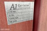 Container vaskerom med vaskemaskiner og tørketromler