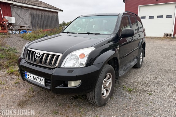 2008 Toyota Land Cruiser 3,0 D-4D - automat med firehjulsdrift - 7 seter i skinn - hengerfeste - godkjent til 19.01.2028
