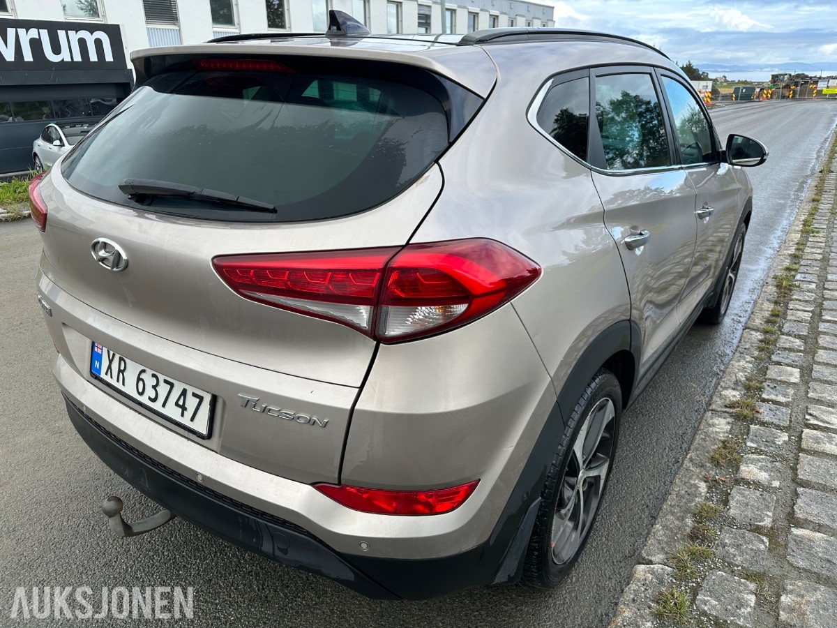 2016 HYUNDAI TUCSON 141HK CRDI AUTOMAT TEKNIKK PANORAMA HENGERFESTE SKINN EL.SETER