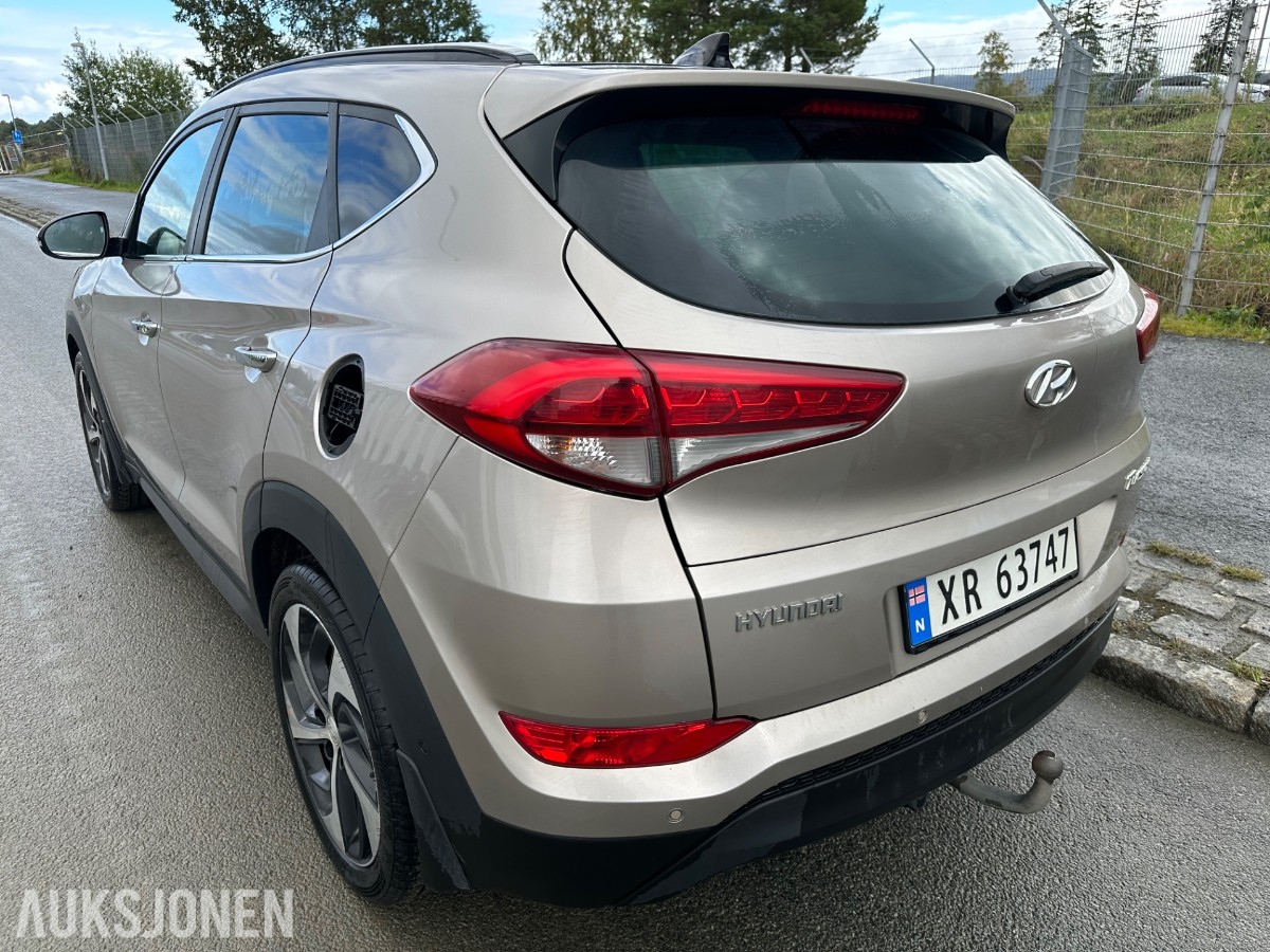 2016 HYUNDAI TUCSON 141HK CRDI AUTOMAT TEKNIKK PANORAMA HENGERFESTE SKINN EL.SETER