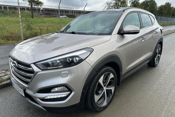 2016 HYUNDAI TUCSON 141HK CRDI AUTOMAT TEKNIKK PANORAMA HENGERFESTE SKINN EL.SETER