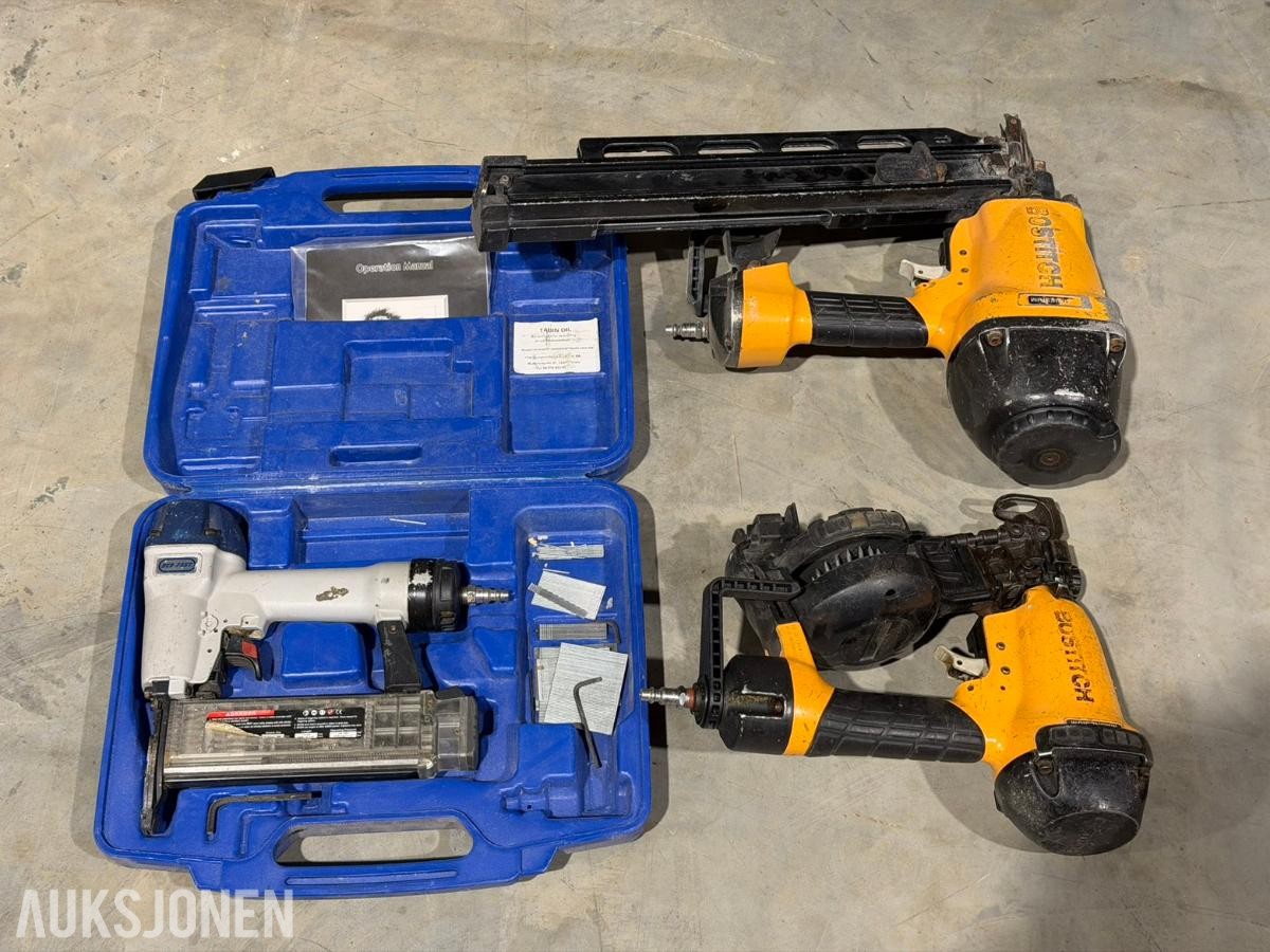 2020 Snekkerpakke 8 -  Bostitch N89RH27, Bostitch RN460DW, Duo-Fast FN4455