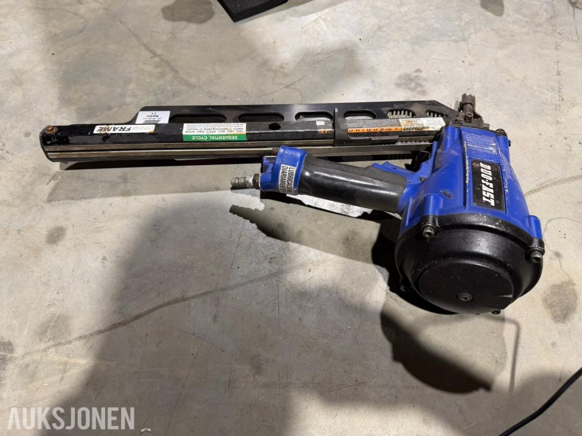 2021 Snekkerpakke 9: Duo-Fast NSP350F1, Hitachi NT50AE2, Hitachi NR90GC2