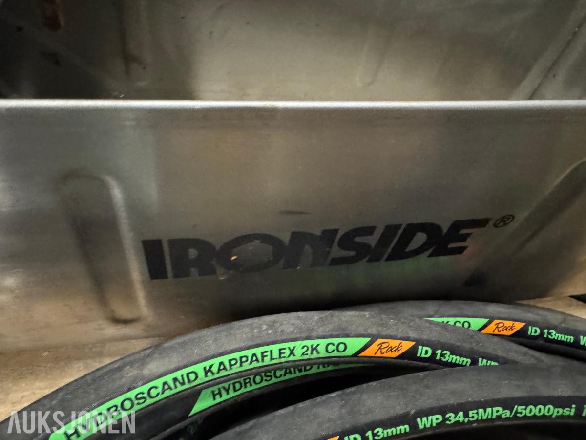 IRONSIDE Hydraulisk håndtestpumpe med hydraulikkslanger