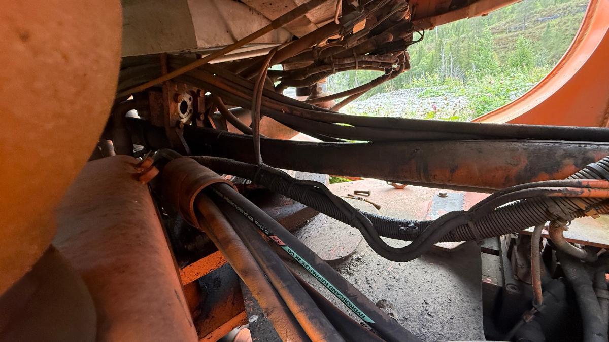 Hitachi hjullaster/delemaskin - selges for deler