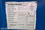 2010 Remprodex offshorecontainer 3000 kg nyttelast - nysertifisert