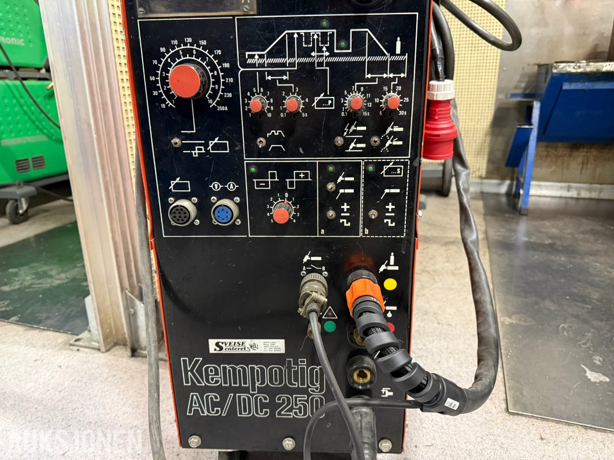 KEMPPI KEMPOTIG AC/DC 250 – TIG-SVEISEAPPARAT – 250 A – AC/DC