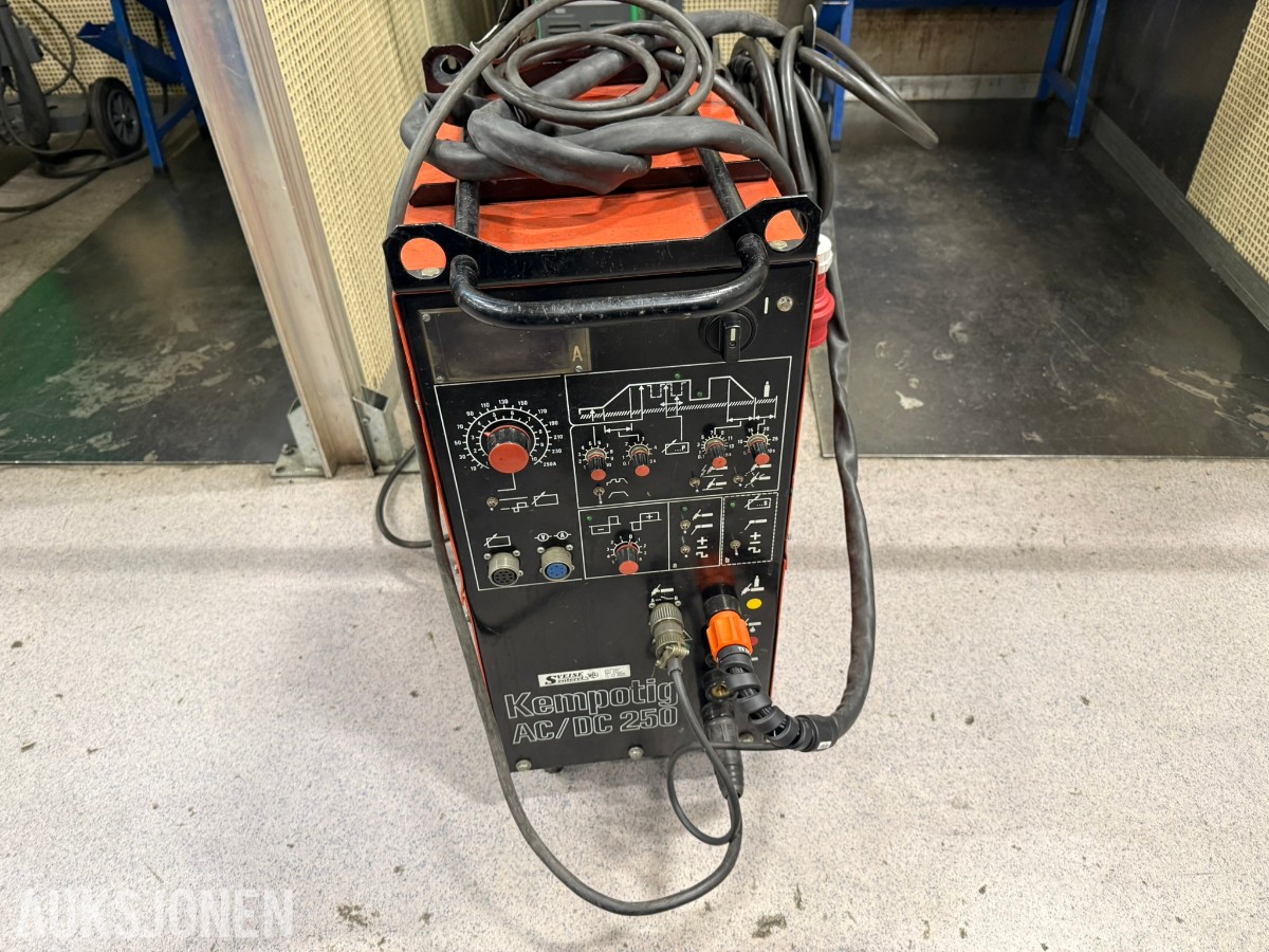 KEMPPI KEMPOTIG AC/DC 250 – TIG-SVEISEAPPARAT – 250 A – AC/DC
